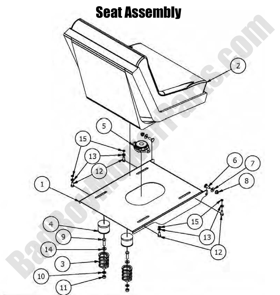 2016 MZ - Seat Assembly
